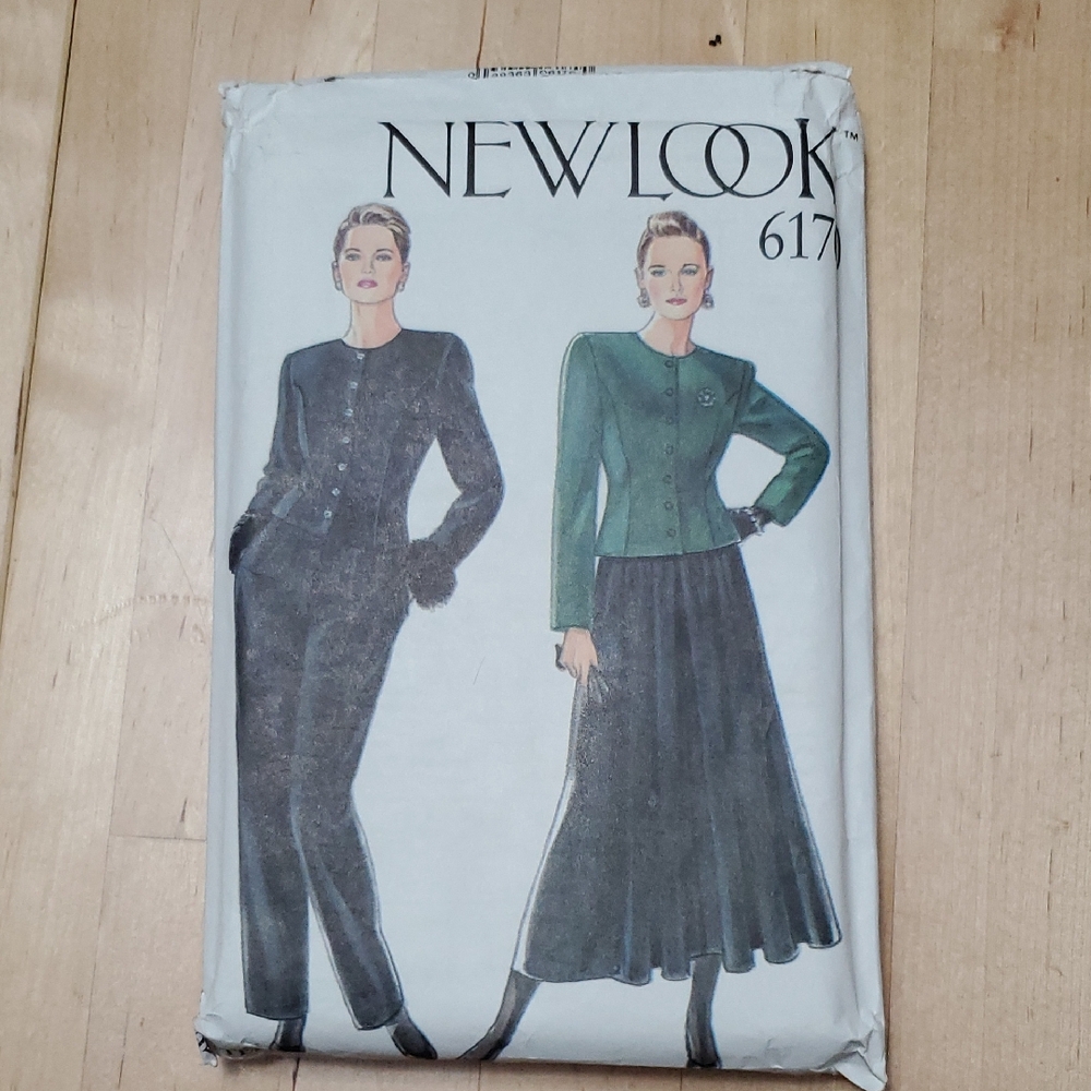 New Look Women's Pattern 6170 - Jacket, Slacks & Full Skirt - NWT - SIZE 8-18